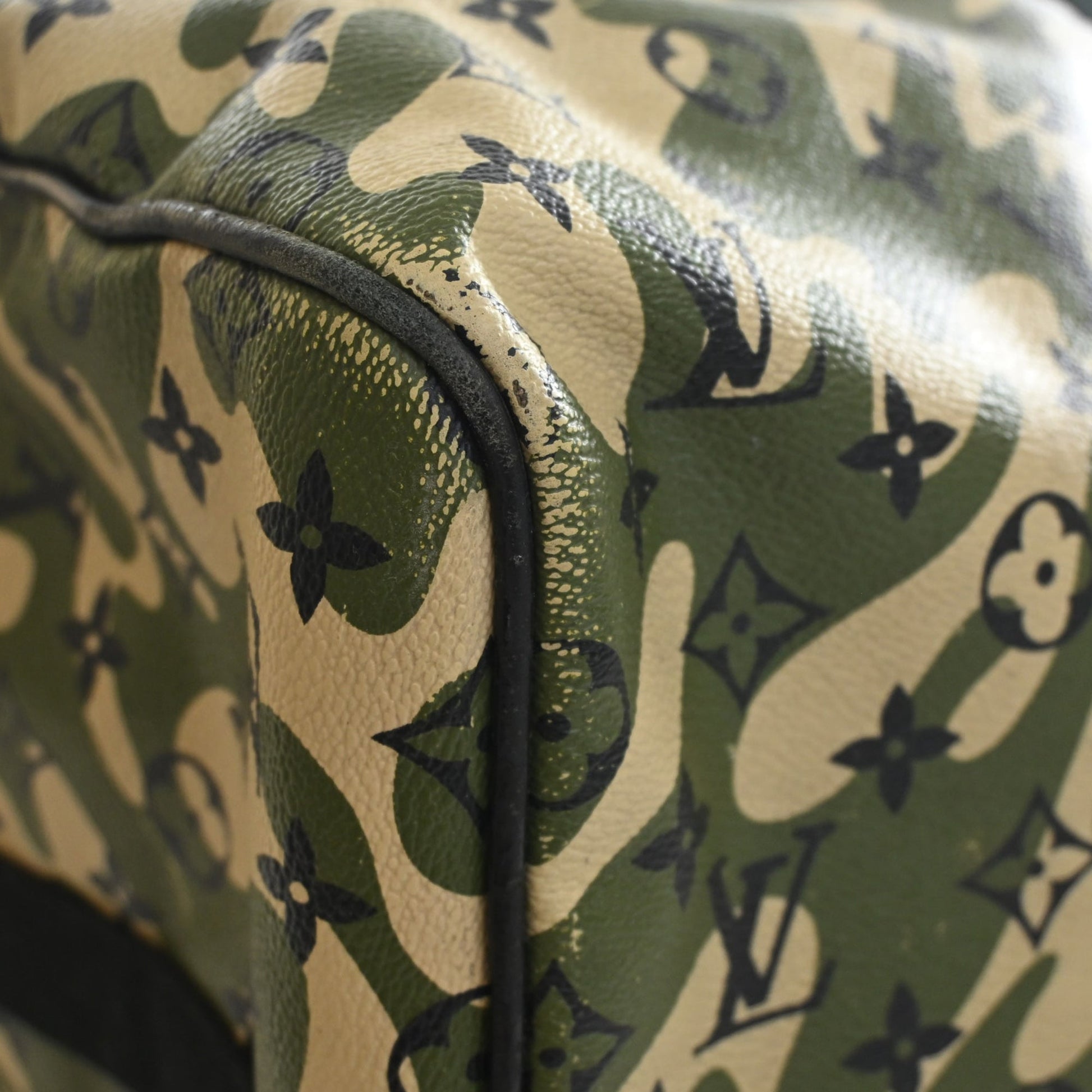 Louis Vuitton Takashi Murakami Monogramouflage Keepall Bandouliere 55