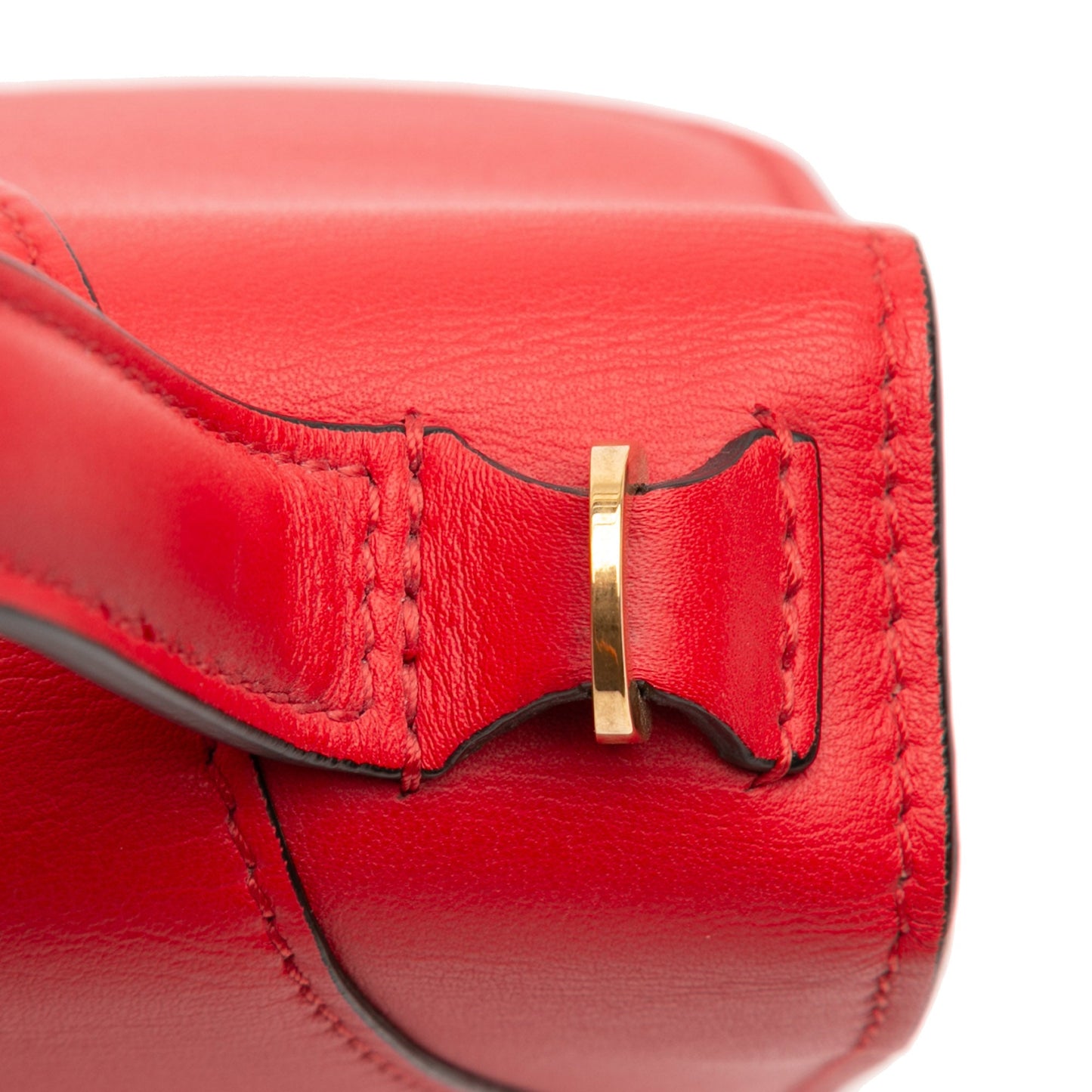 Versace Small Leather Virtus Top Handle Flap