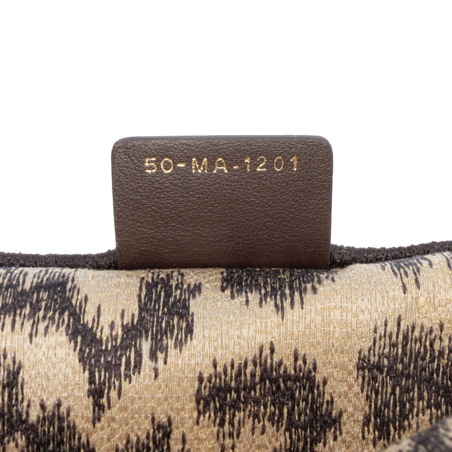 Mizza Medium Embroidered Canvas Leopard Book Tote