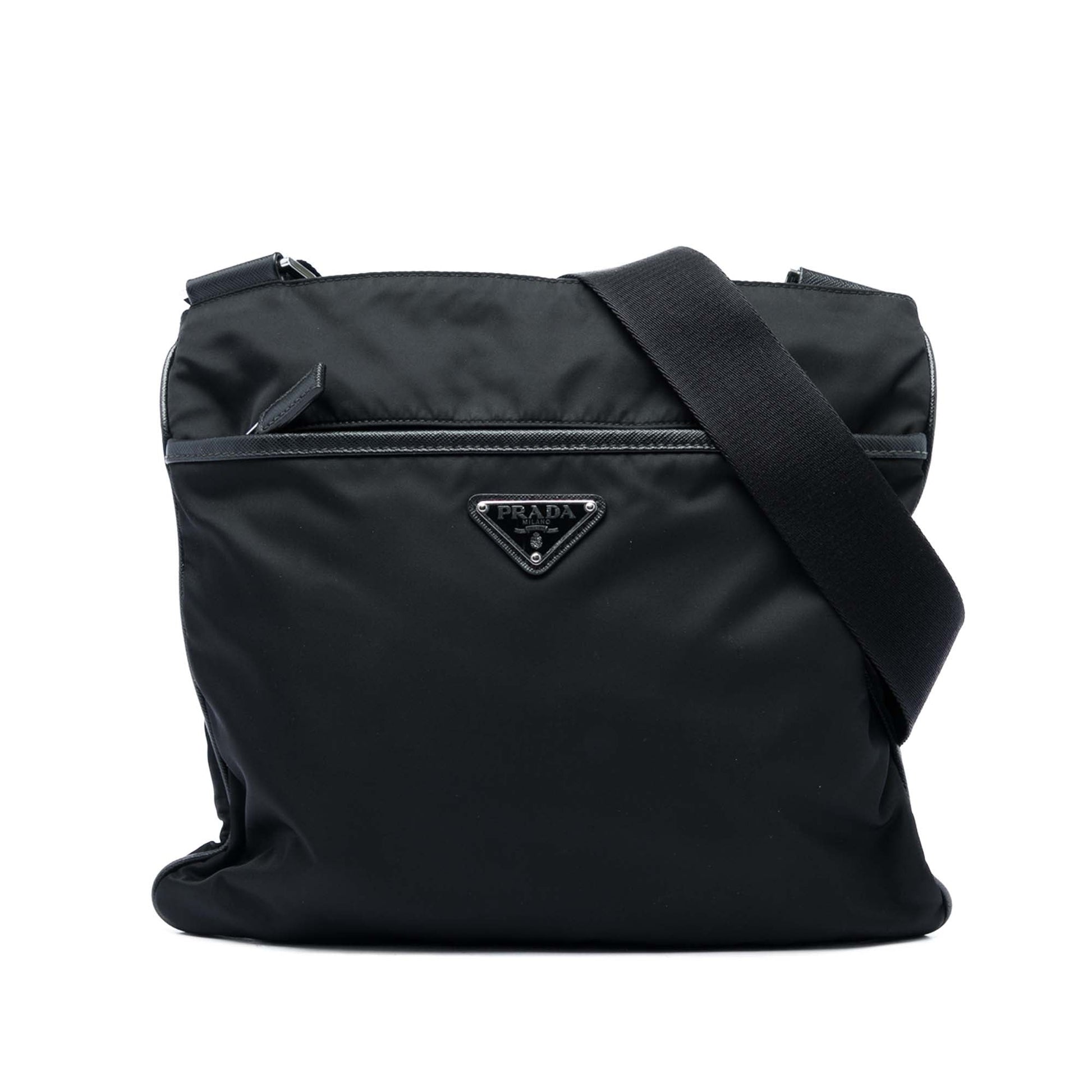 Prada Tessuto Zip Top Crossbody