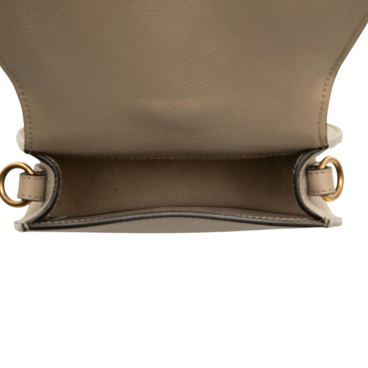 Chloé Small Leather Nile Bracelet Satchel — Brown