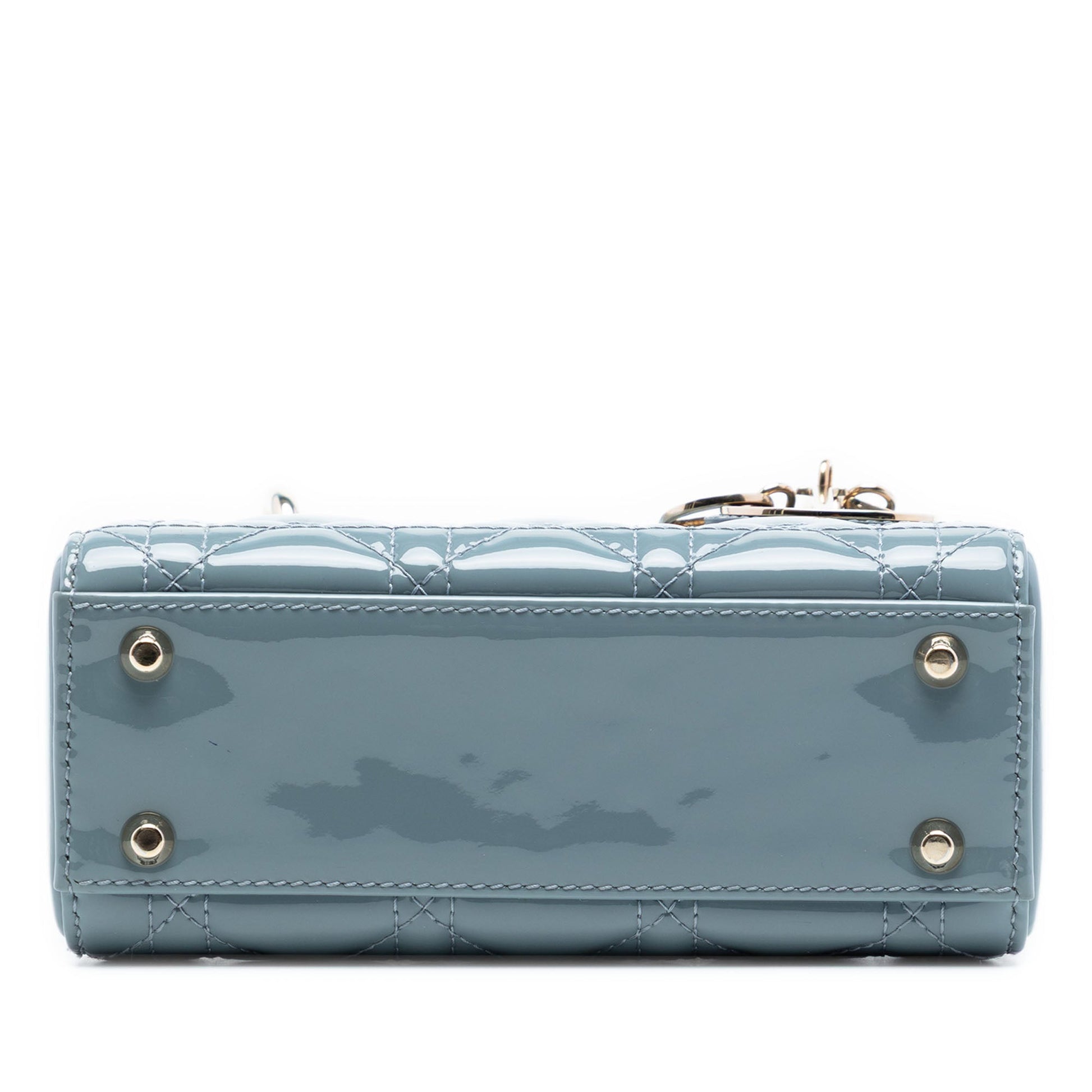 Mini Patent Cannage Lady Dior