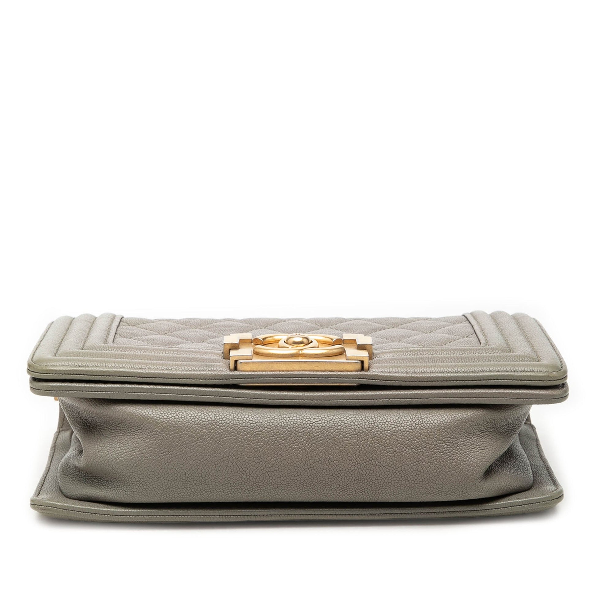 Chanel Small Quilted Caviar Boy Flap