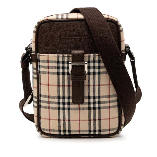 House Check Canvas Crossbody