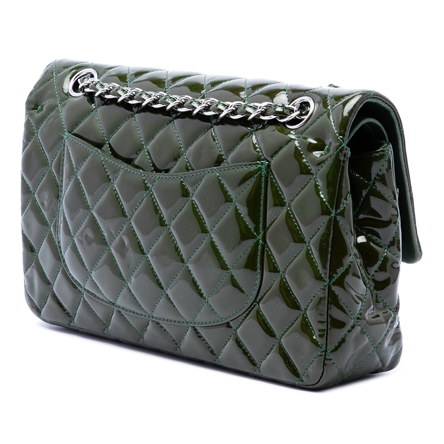 Chanel Medium Classic Patent Double Flap