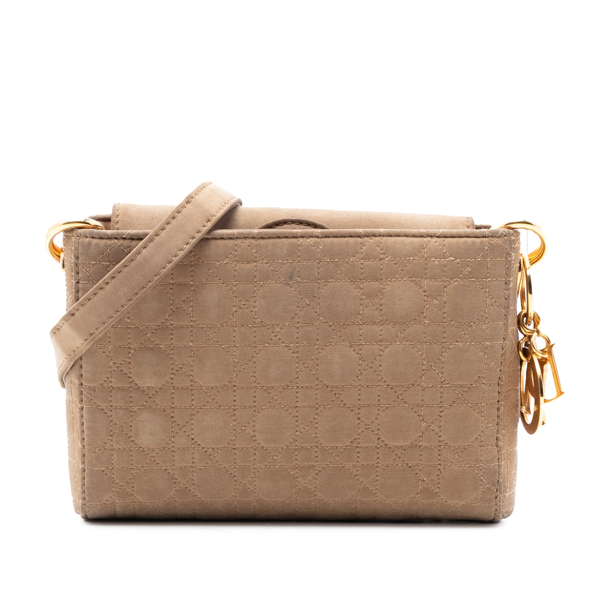 Dior Suede Cannage Lady Dior Crossbody
