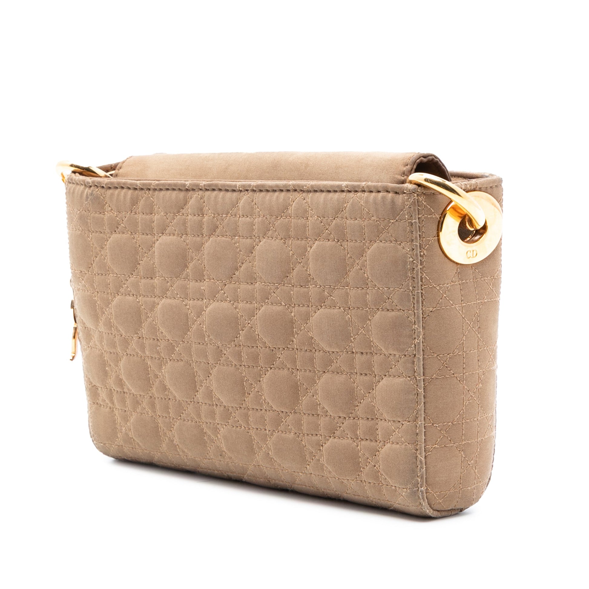Dior Suede Cannage Lady Dior Crossbody
