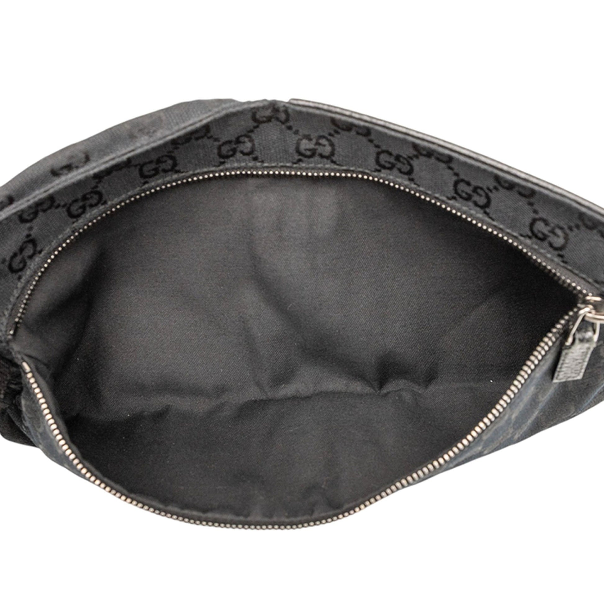 Gucci GG Canvas Double Pocket Belt Bag