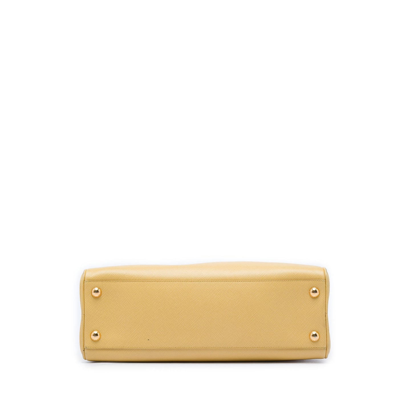 Prada Saffiano Lux Pyramid Frame Handbag