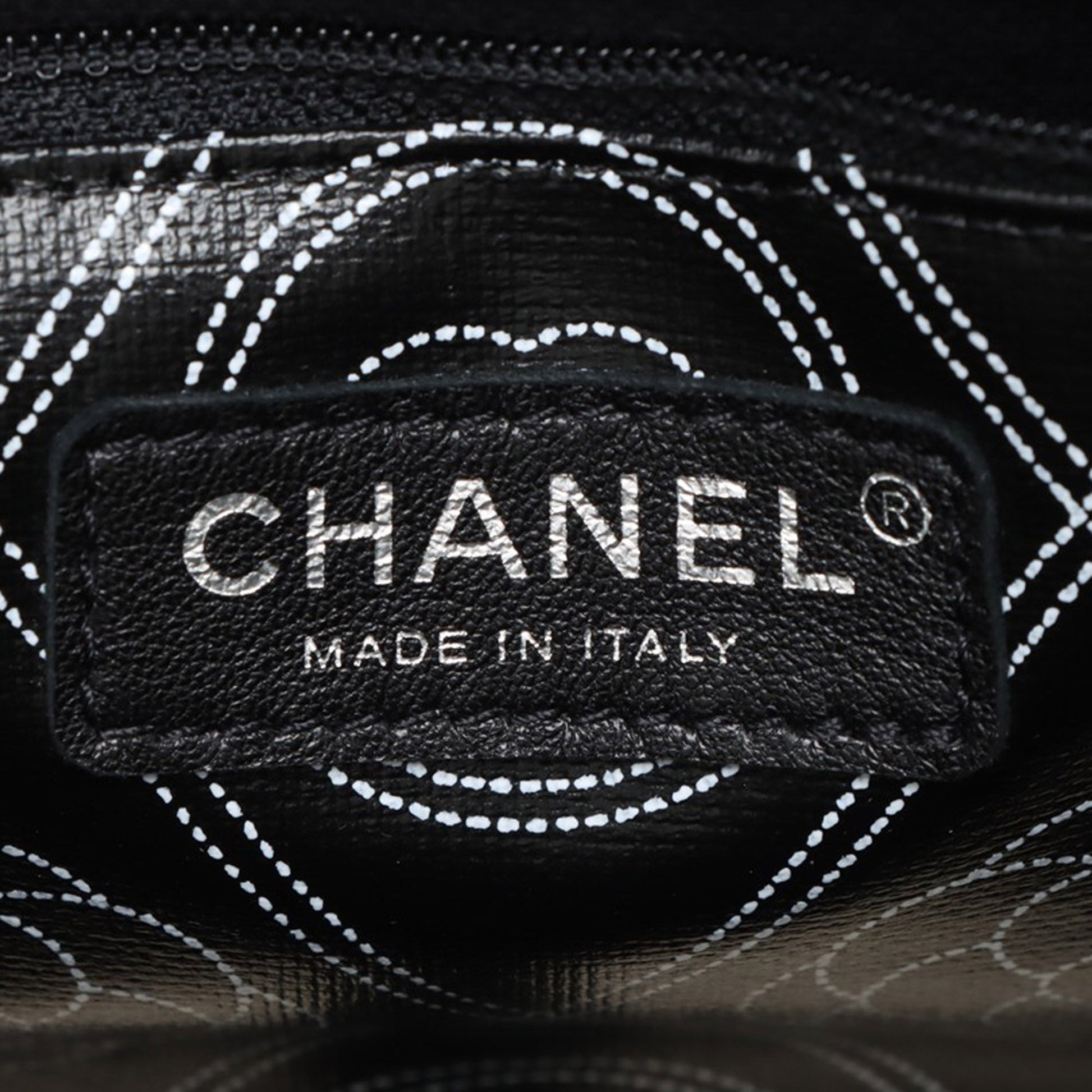 Chanel Coated Canvas Camellia Logo Camera Bag