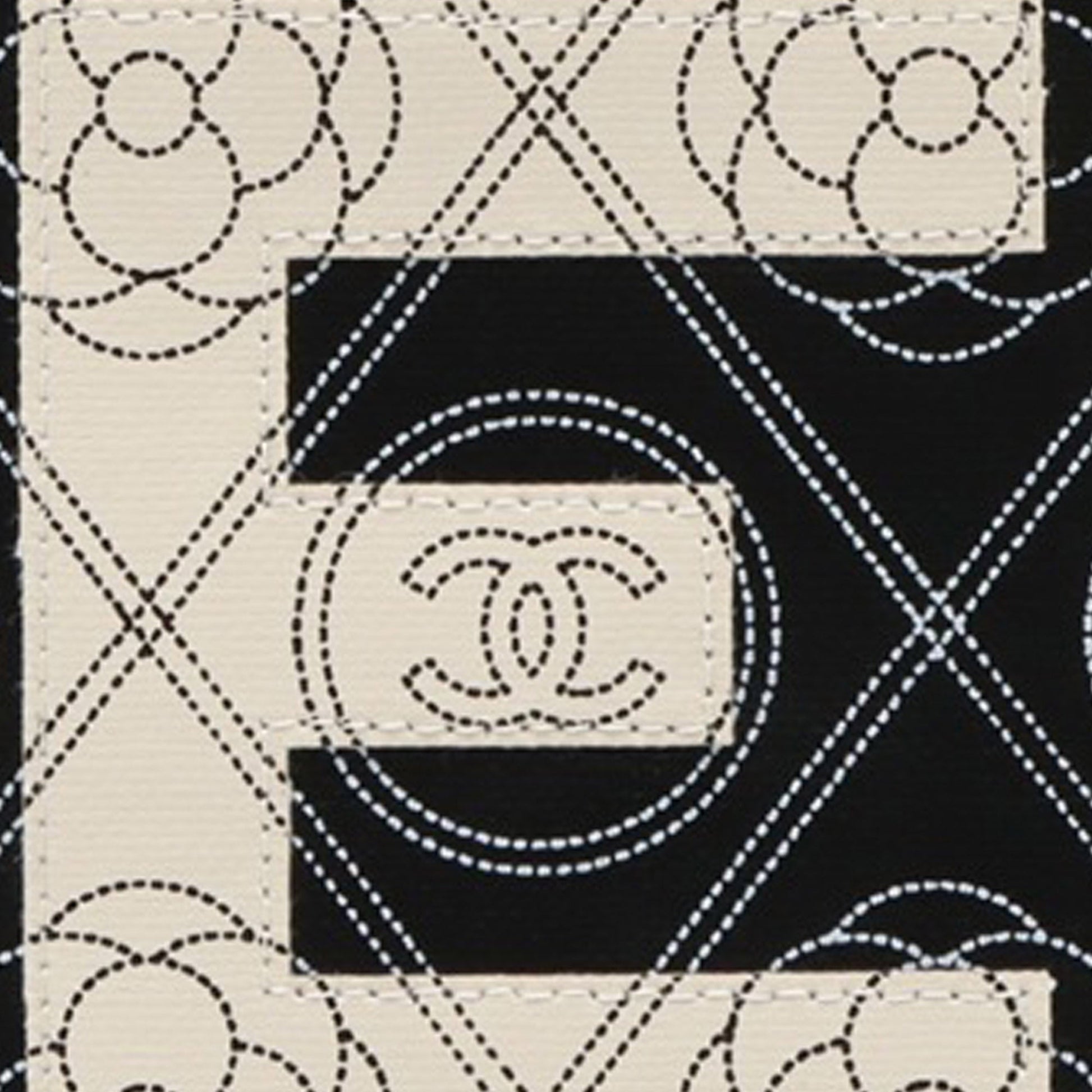 Chanel Coated Canvas Camellia Logo Camera Bag