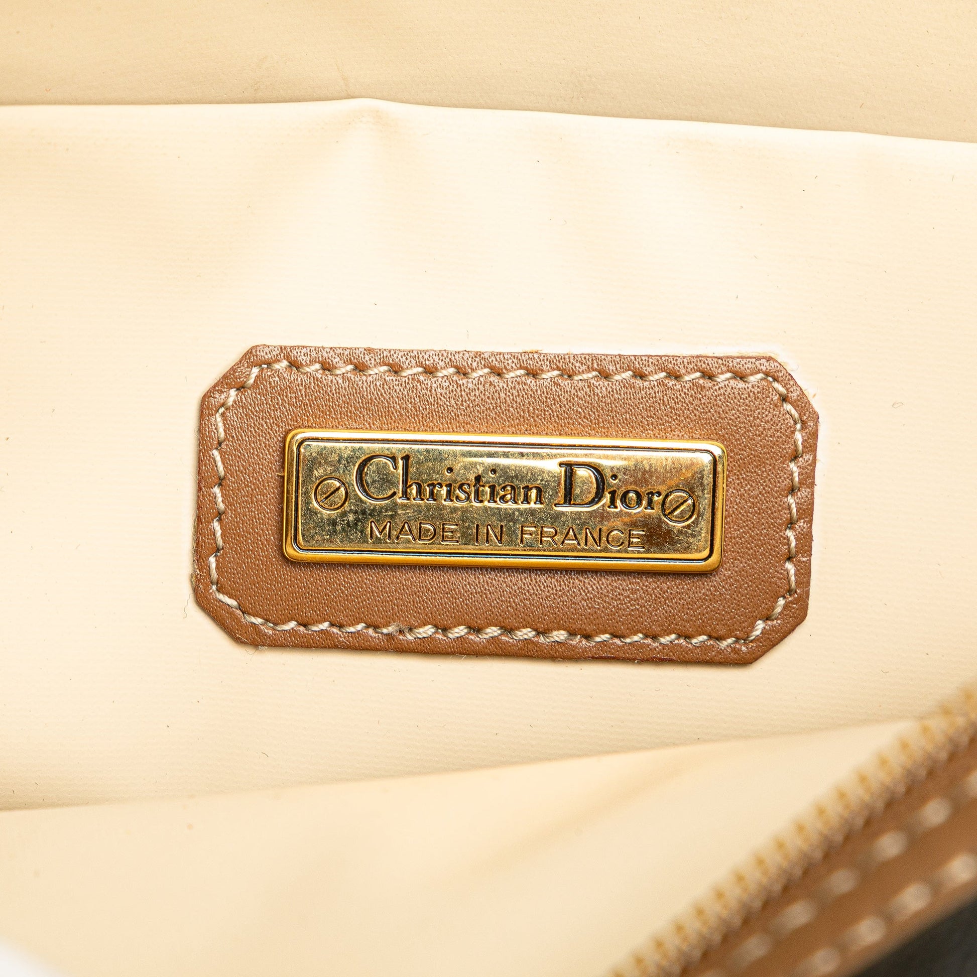 Dior Honeycomb Coated Canvas Clutch