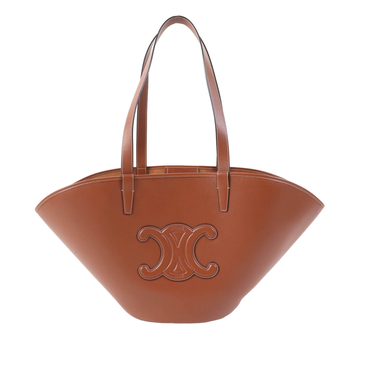 Celine Medium Smooth Calfskin Cuir Triomphe Couffin Tote