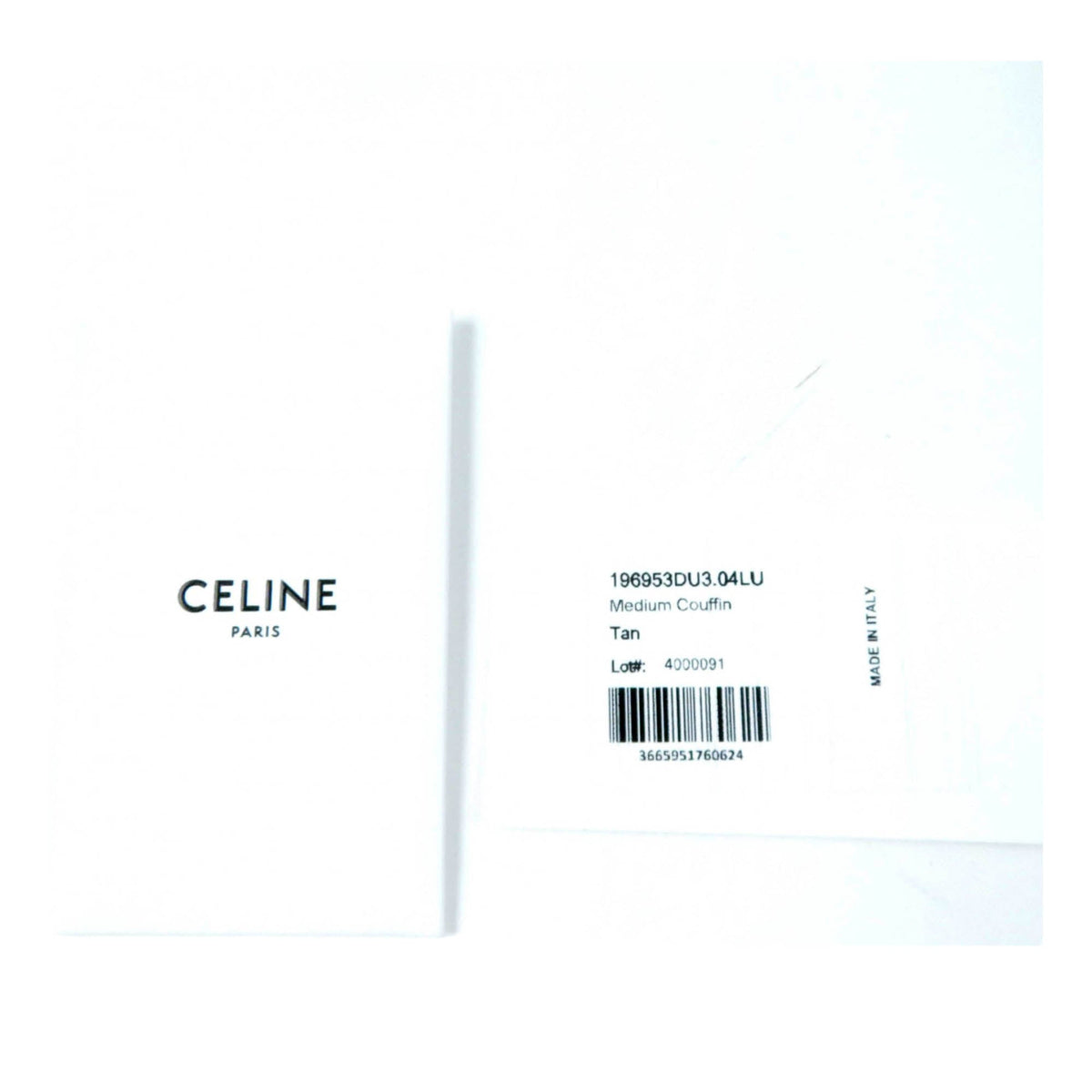 Celine Medium Smooth Calfskin Cuir Triomphe Couffin Tote