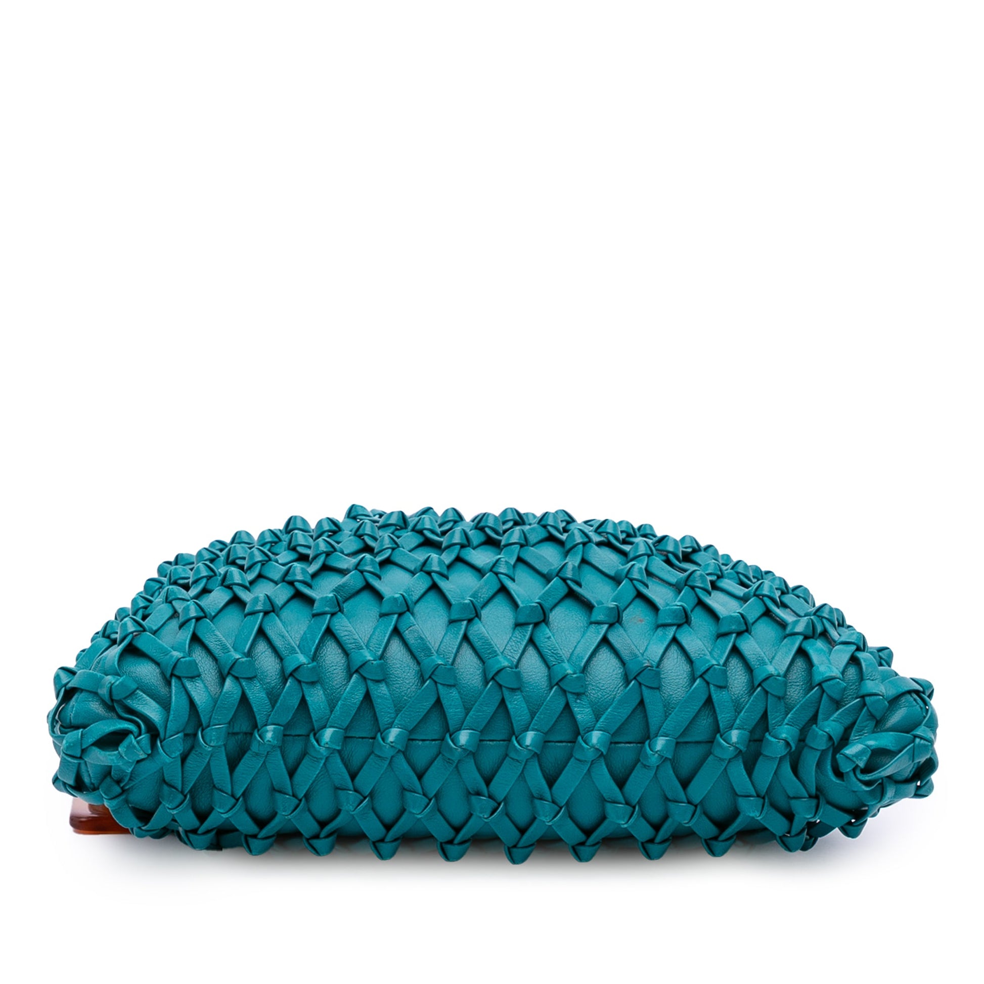 Chanel Woven Lambskin Drawstring Pouch
