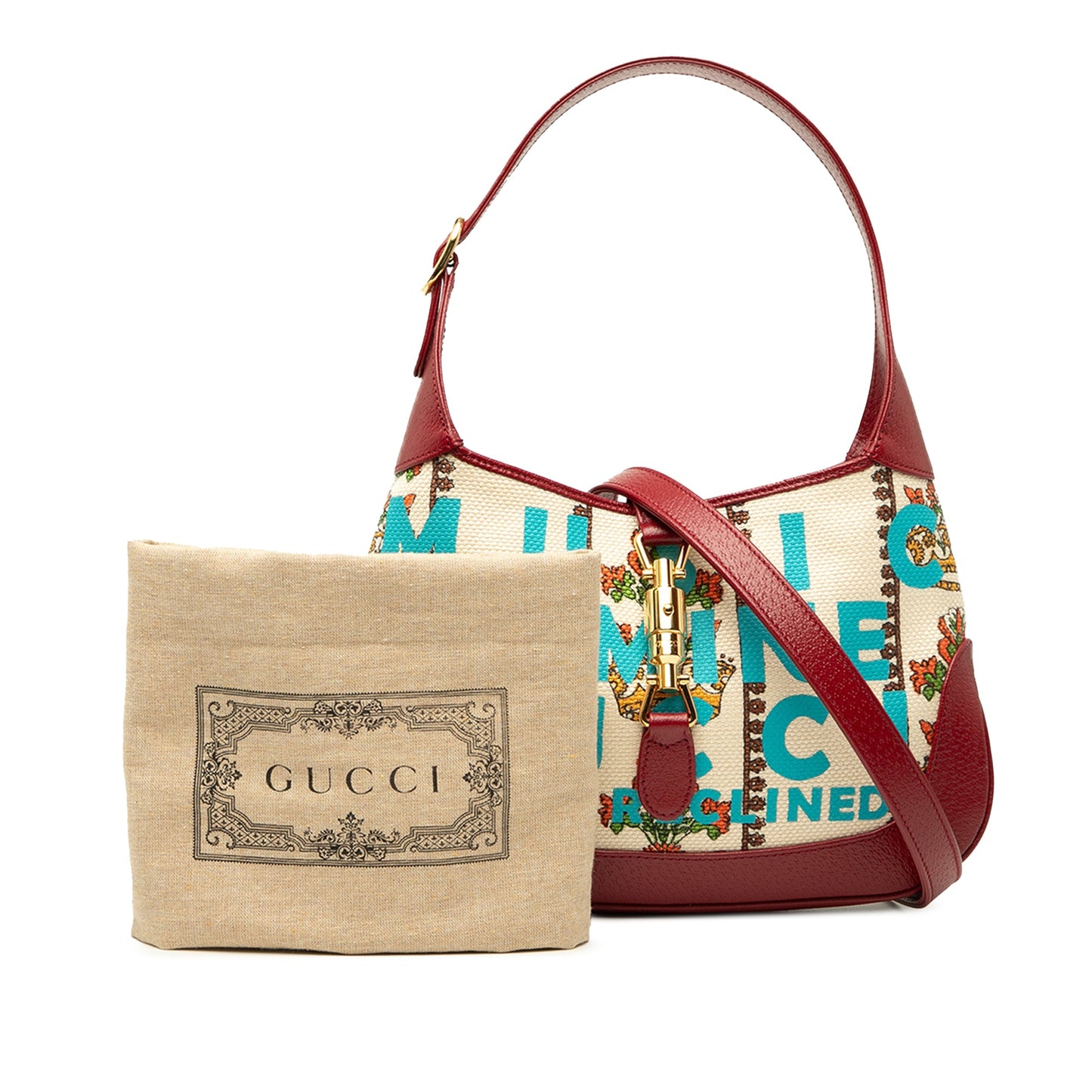 Gucci Small Canvas 100 Centennial Music Jackie 1961 Crossbody