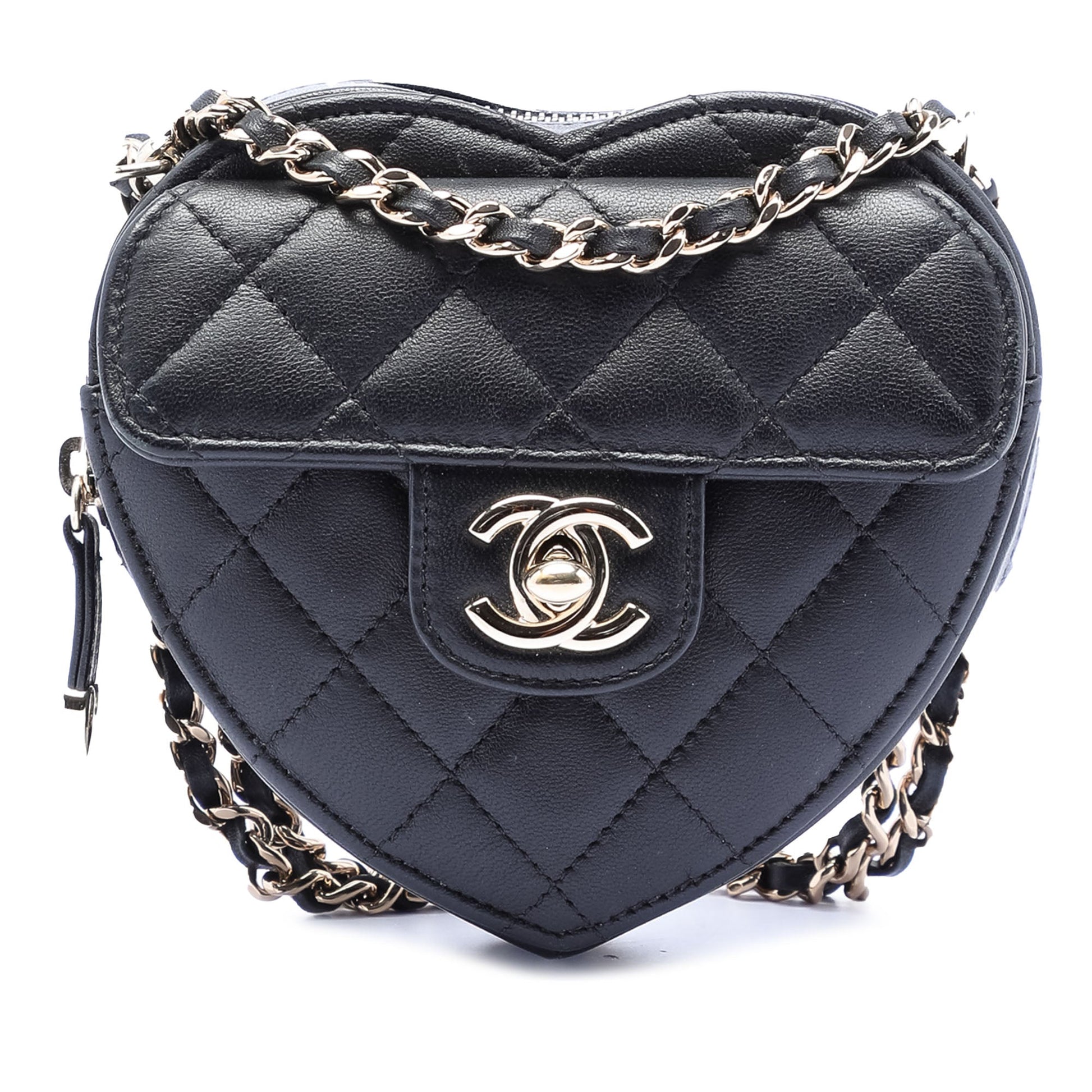Chanel Mini Lambskin CC in Love Heart Crossbody