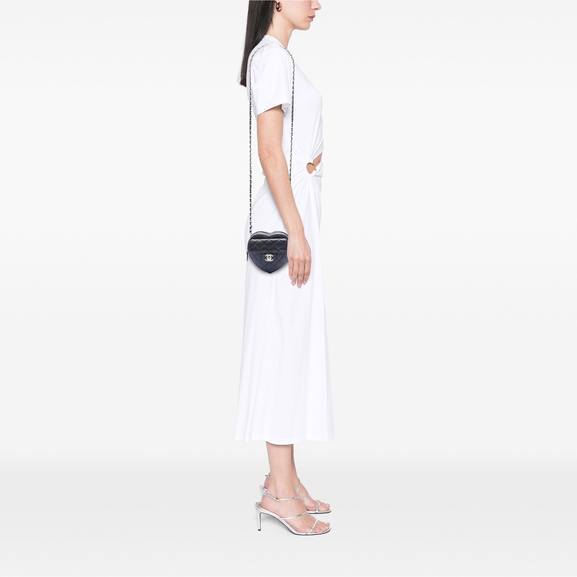 Chanel Mini Lambskin CC in Love Heart Crossbody