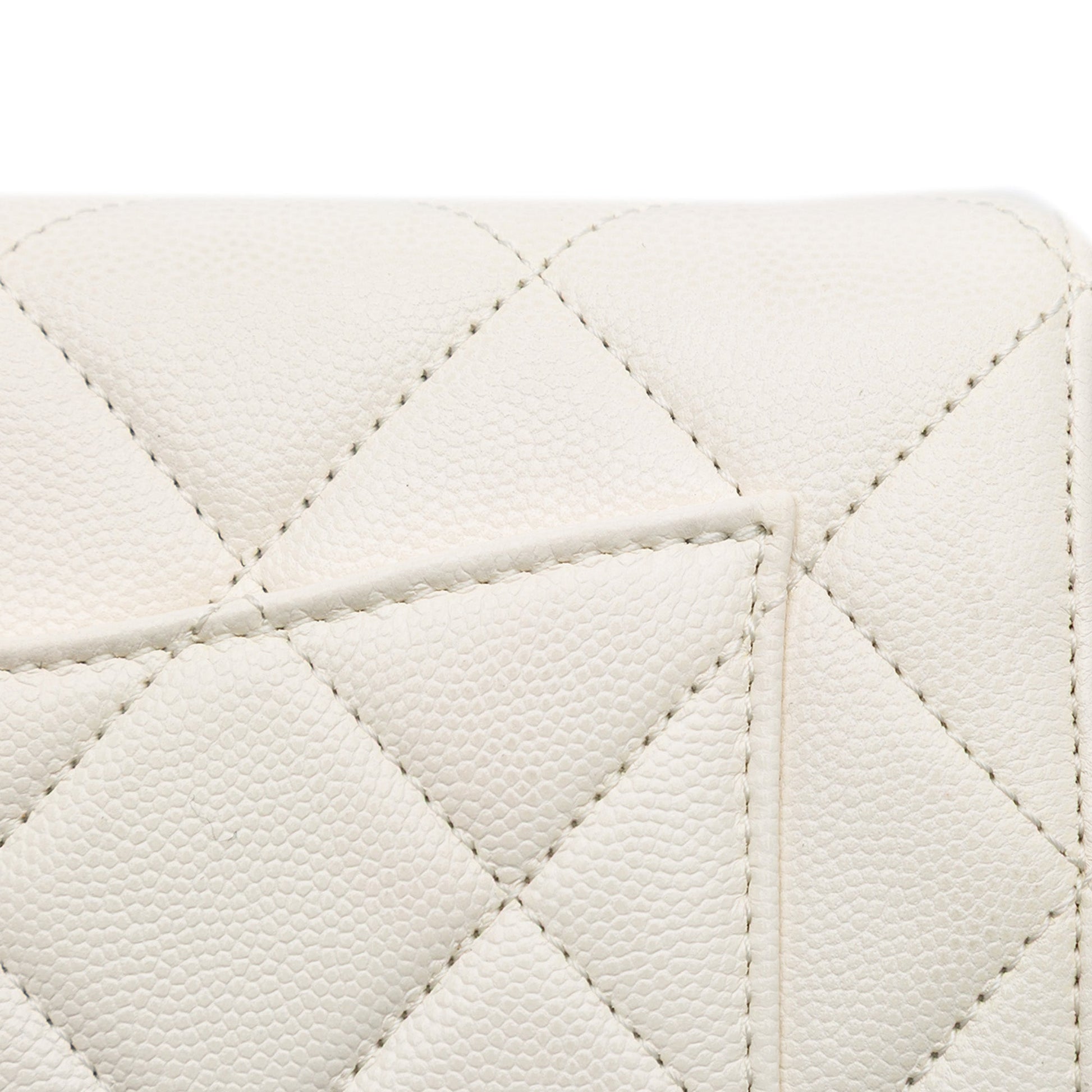 Chanel CC Quilted Lambskin Round Moon Messenger Flap