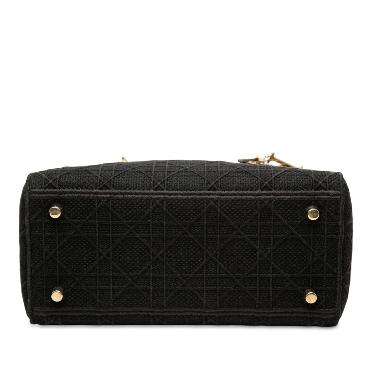 Dior Medium Embroidered Canvas Cannage Lady D Lite