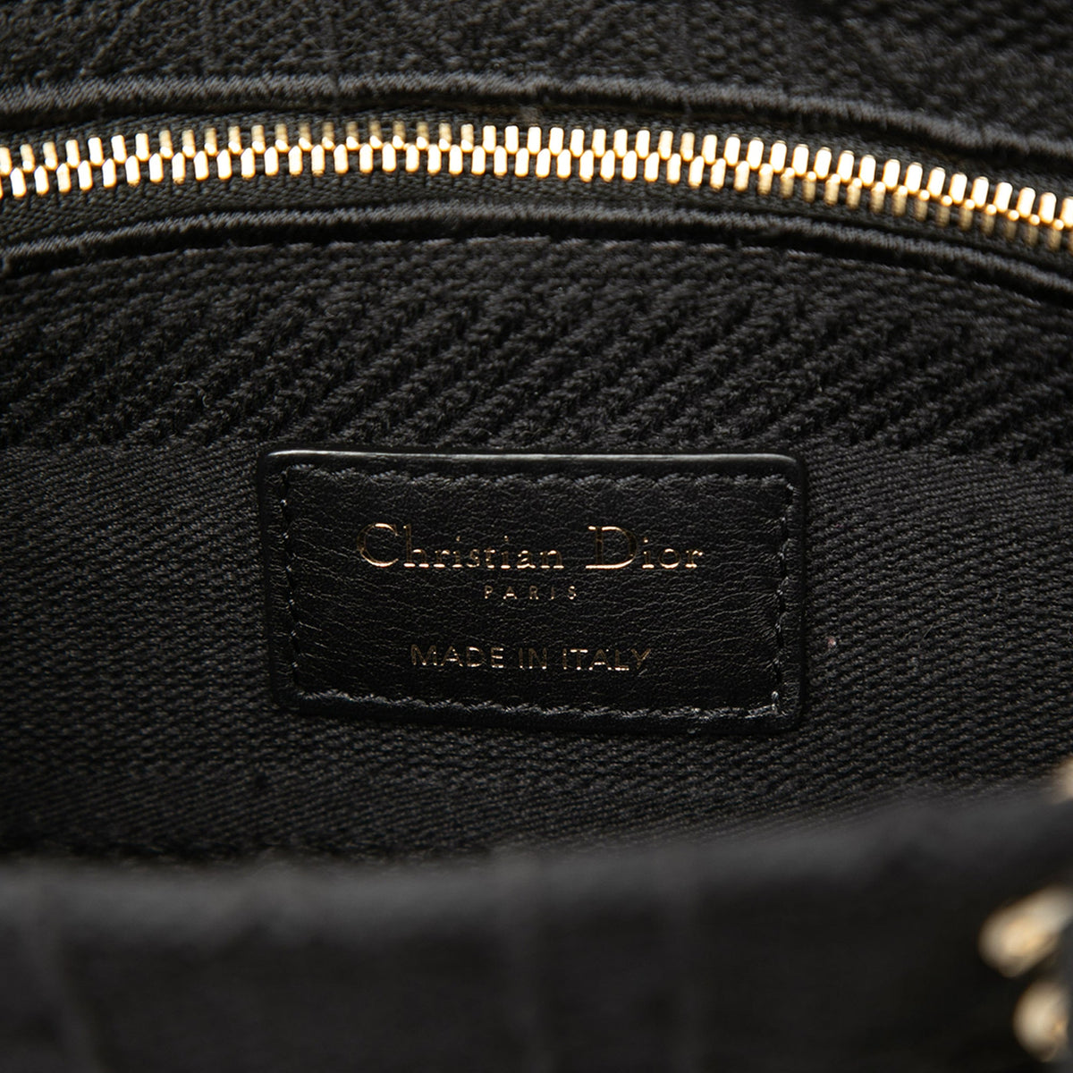 Dior Medium Embroidered Canvas Cannage Lady D Lite