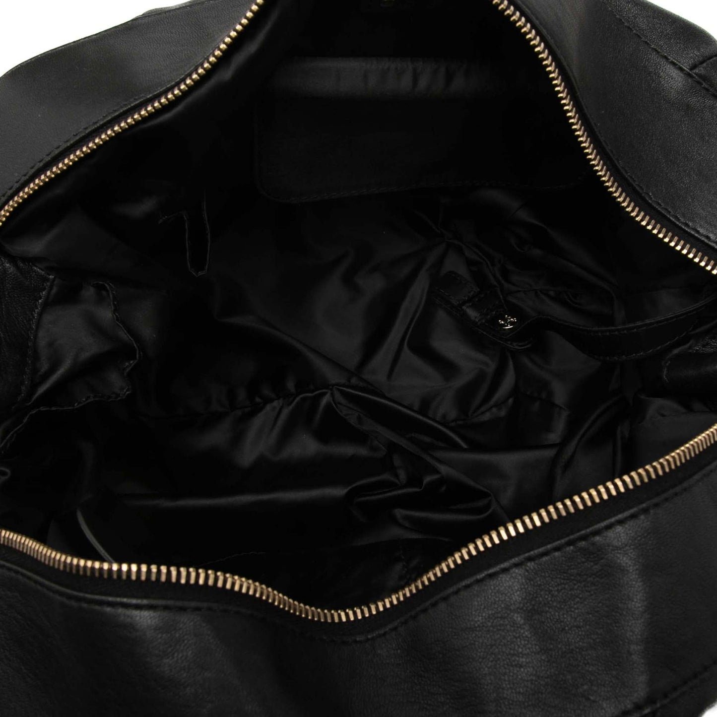 Celine Calfskin Pleated Bittersweet Hobo