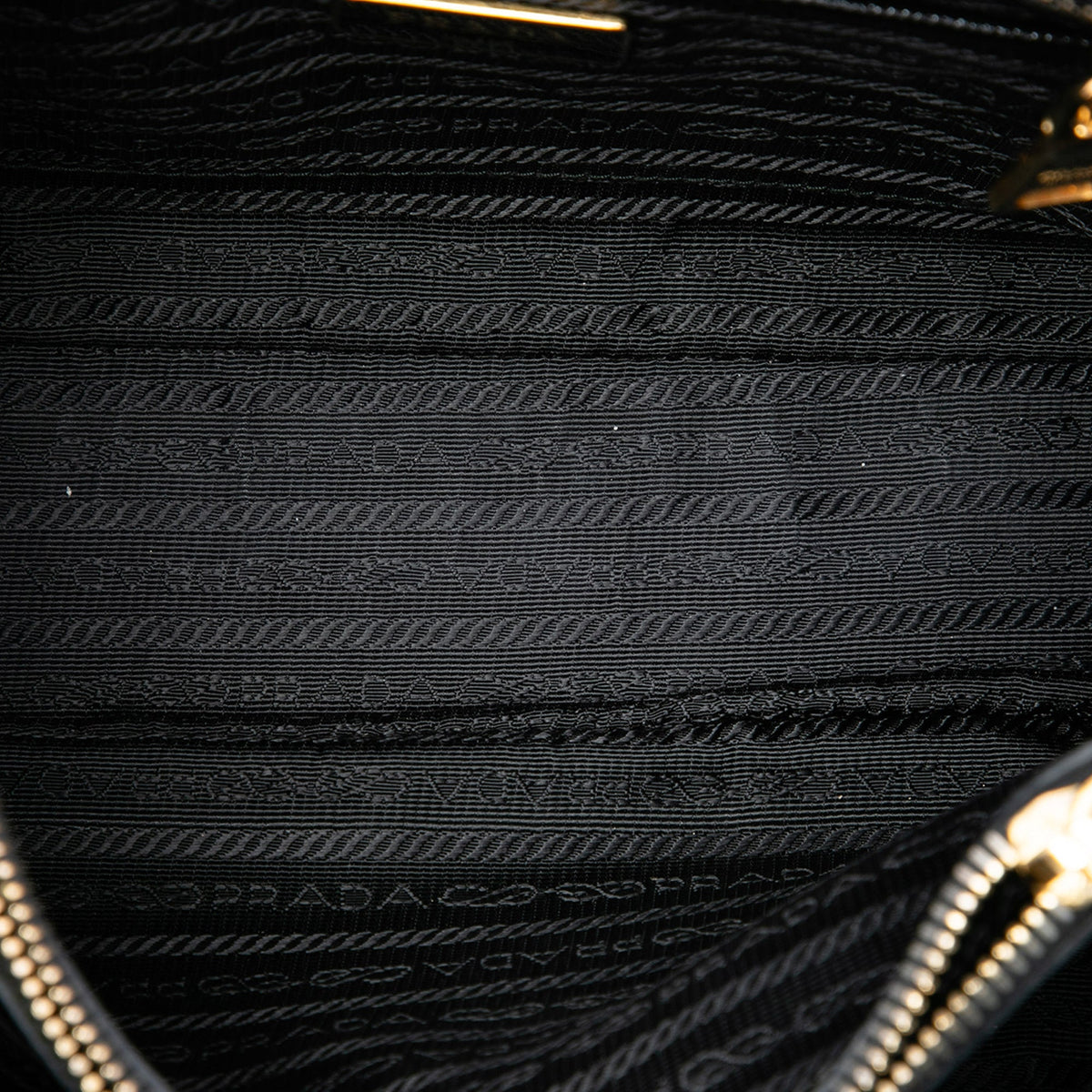 Prada Medium Saffiano Vernice Promenade Satchel — Black