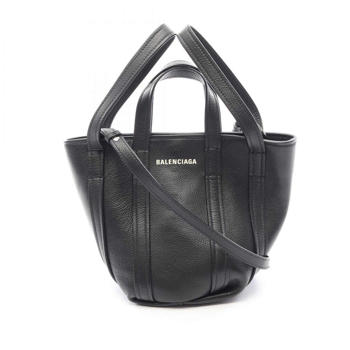 Balenciaga XS Everyday North-South Tote — Black