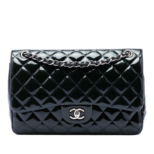 Chanel Jumbo Classic Patent Double Flap