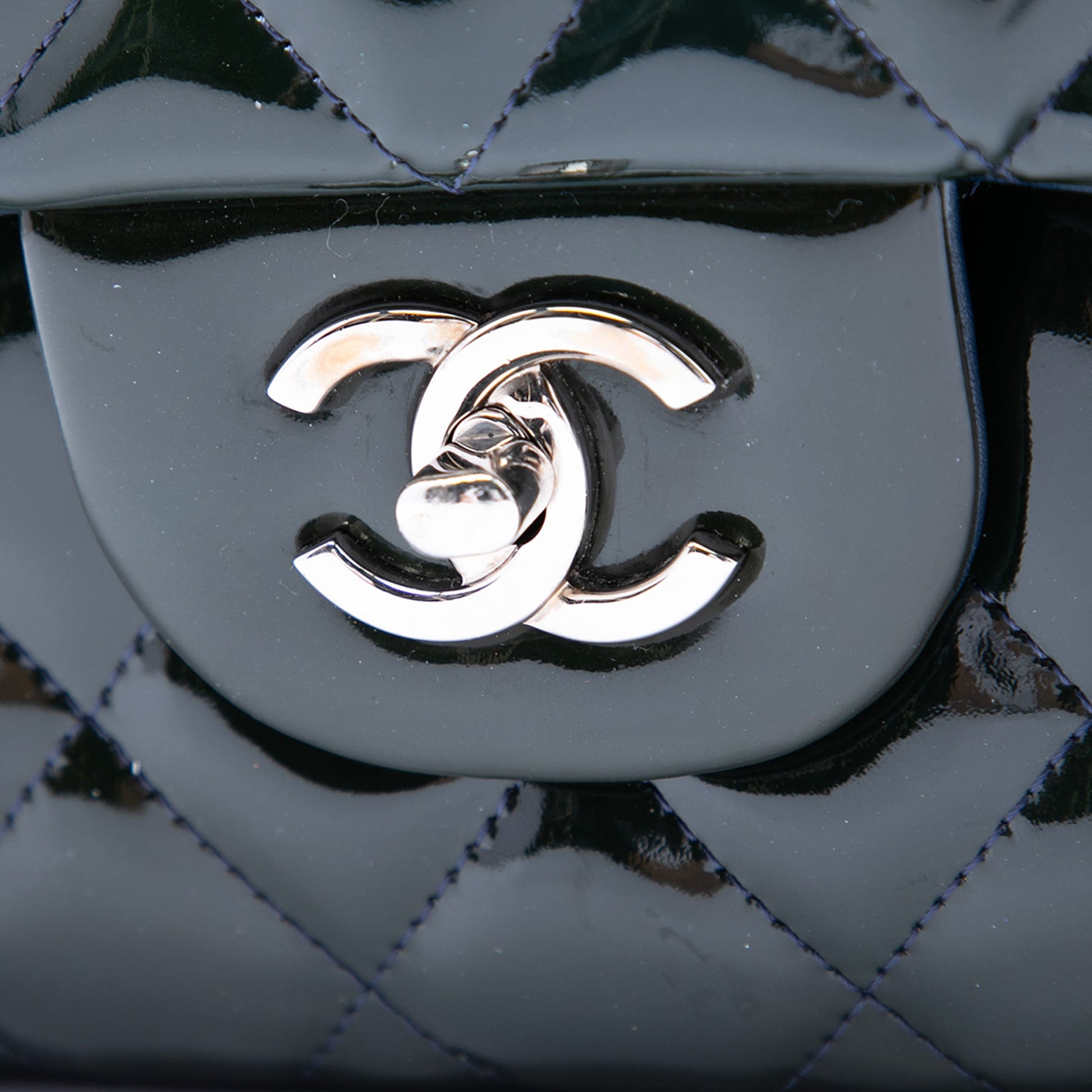 Chanel Jumbo Classic Patent Double Flap