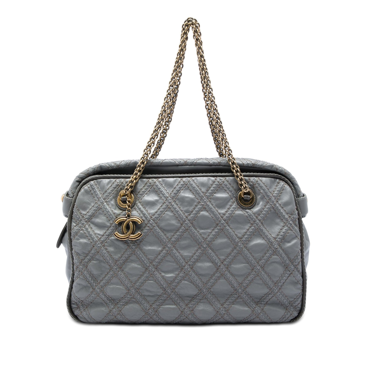 Chanel CC Quilted Calfskin Triptych Tote