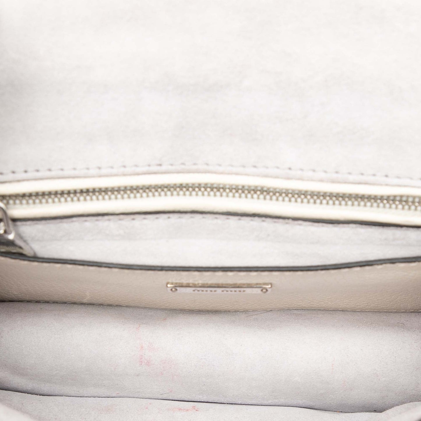 Miu Miu Goatskin Madras Soft Calf Crystal Embellished Crossbody