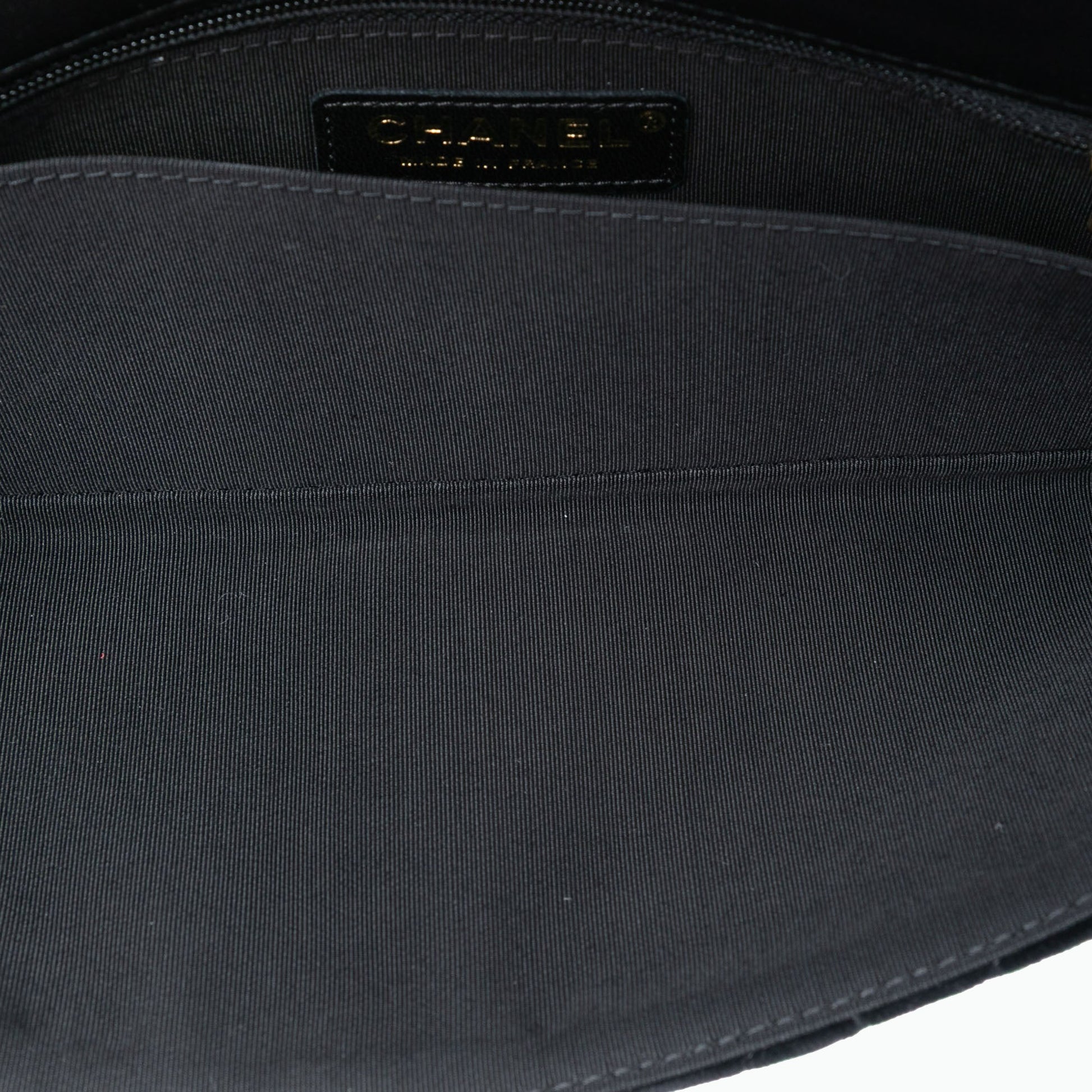 Chanel Paris Hamburg Quilted Velvet Clutch