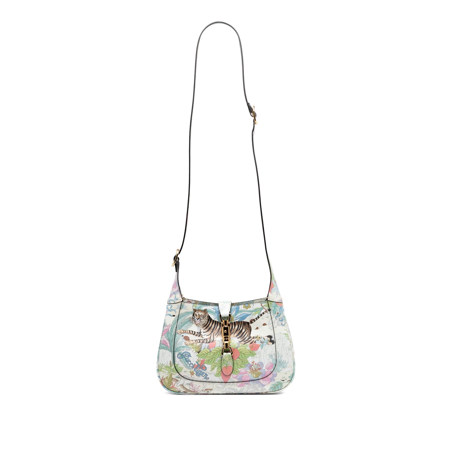 Gucci Small Calfskin Tiger Jackie 1961 Crossbody