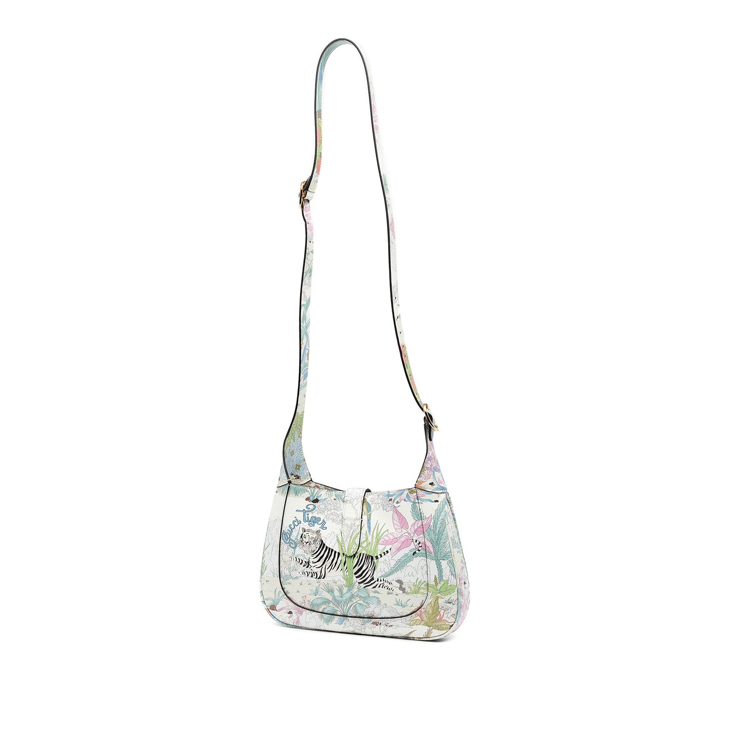 Gucci Small Calfskin Tiger Jackie 1961 Crossbody