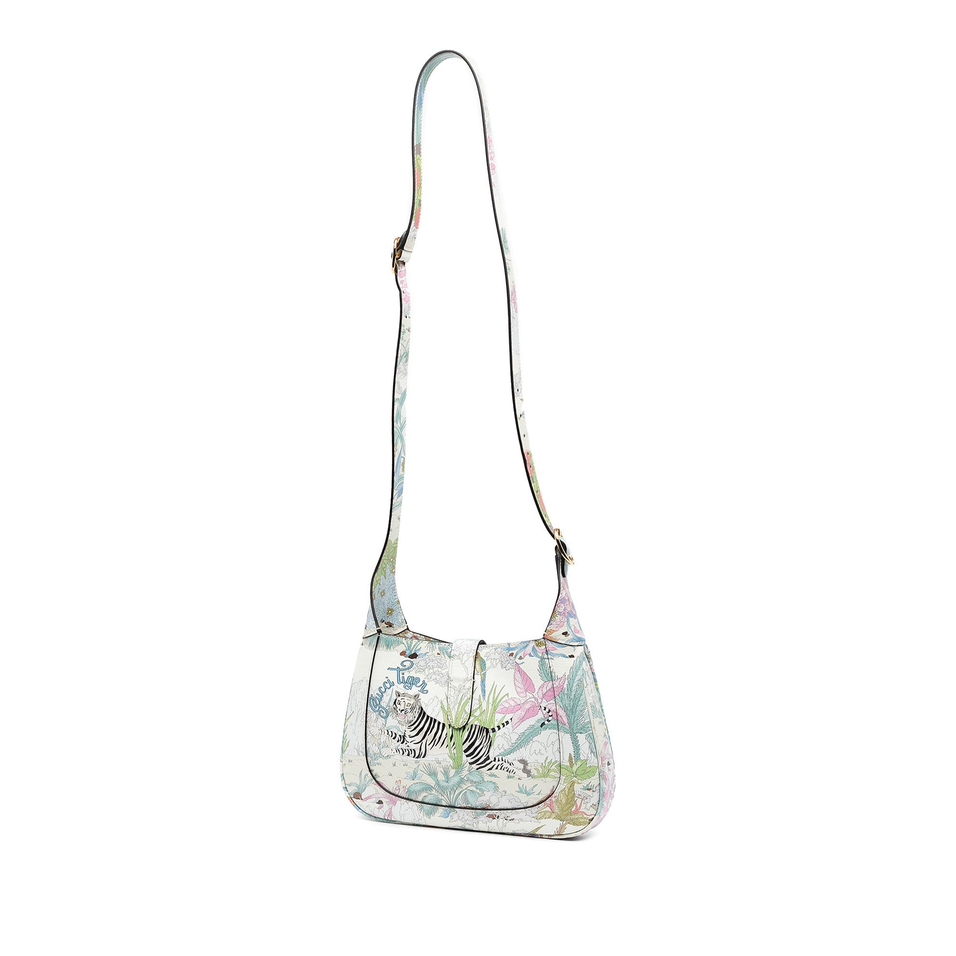 Gucci Small Calfskin Tiger Jackie 1961 Crossbody