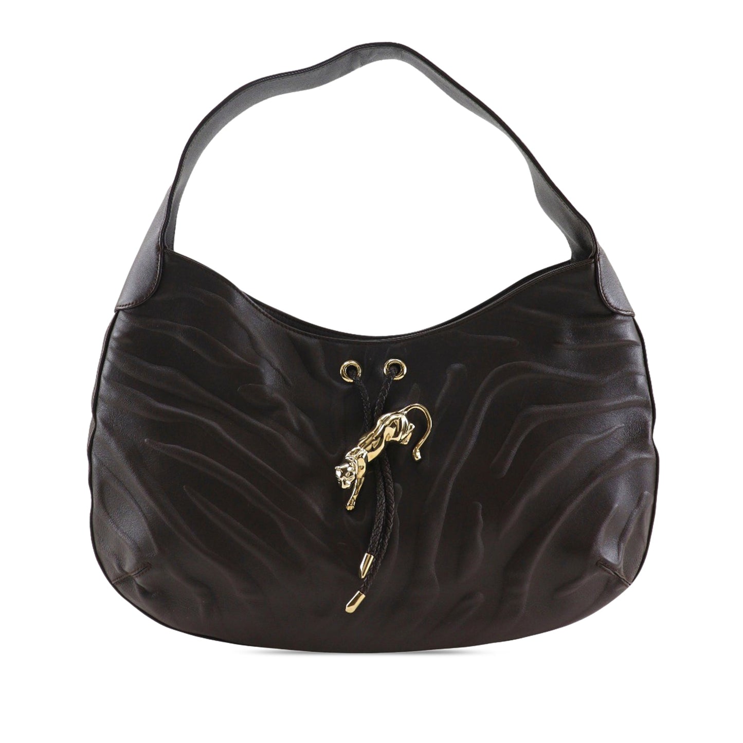 Cartier Limited Edition Embossed Leather Panthere de Cartier Bag