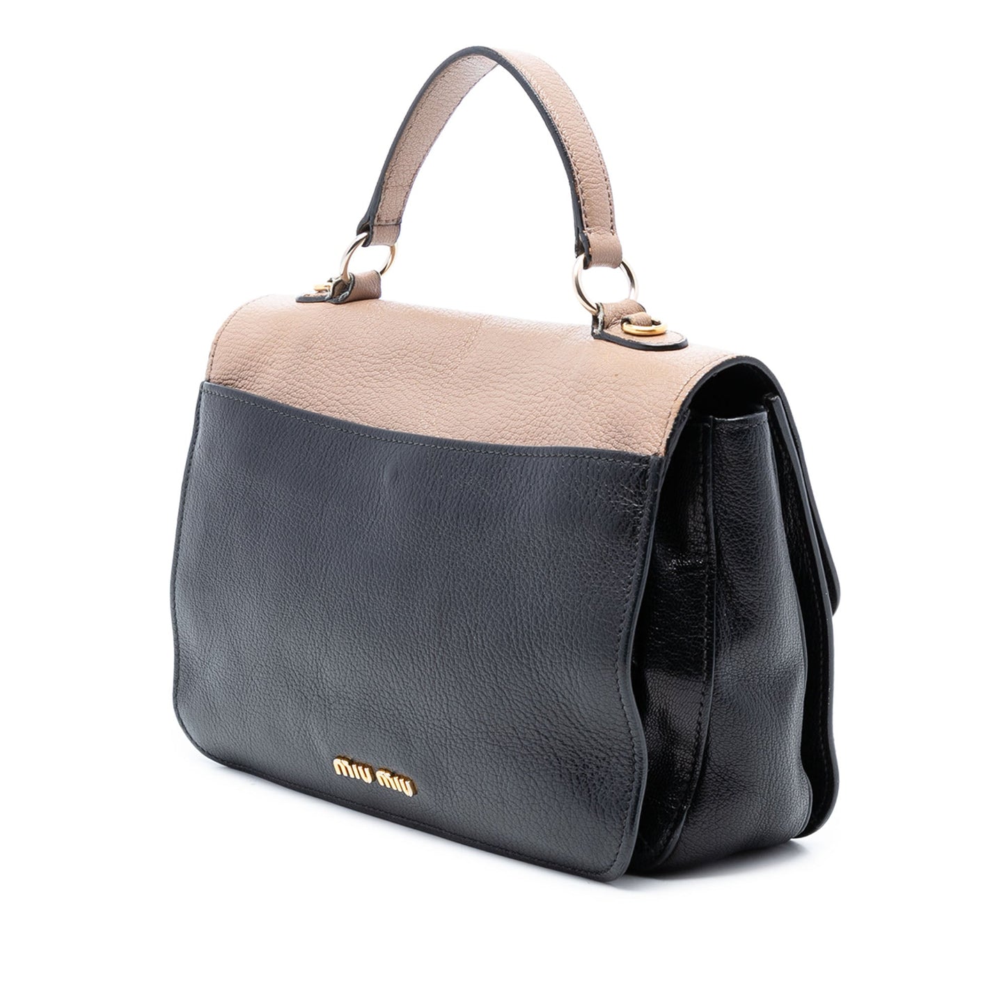 Miu Miu Goatskin Madras Satchel