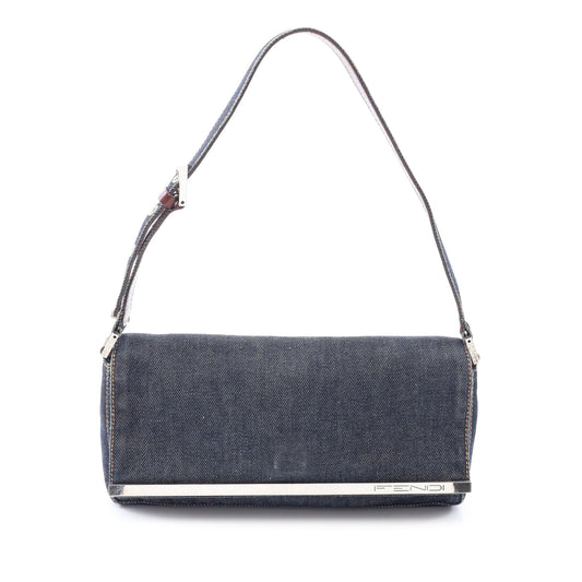 Fendi Denim Baguette — Blue