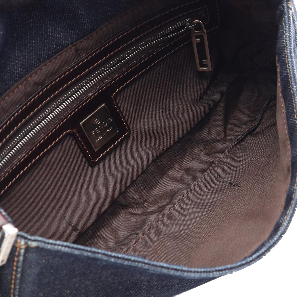 Fendi Denim Baguette — Blue