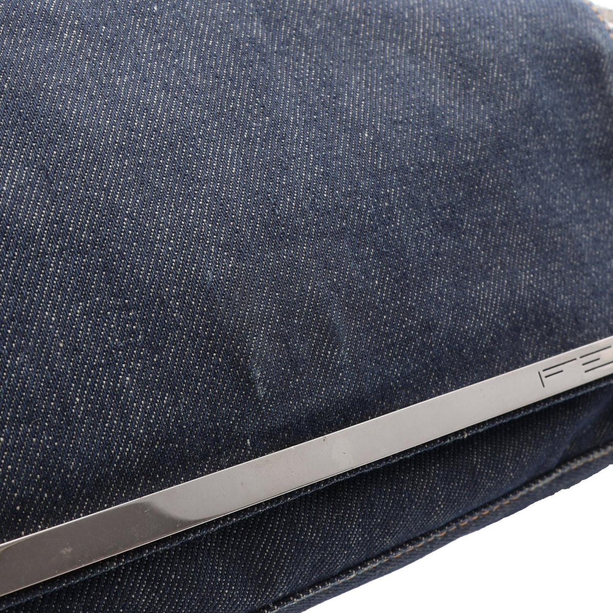 Fendi Denim Baguette — Blue