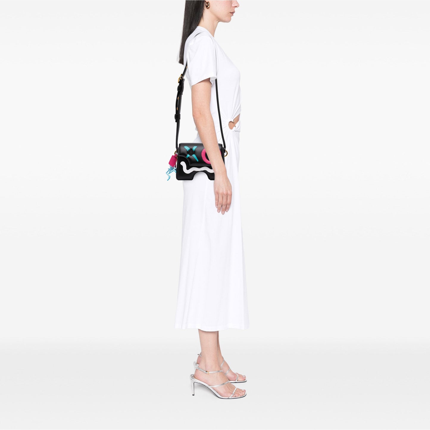 Off-White Limited Edition Andre Saraiva Leather Burrow 22 Crossbody