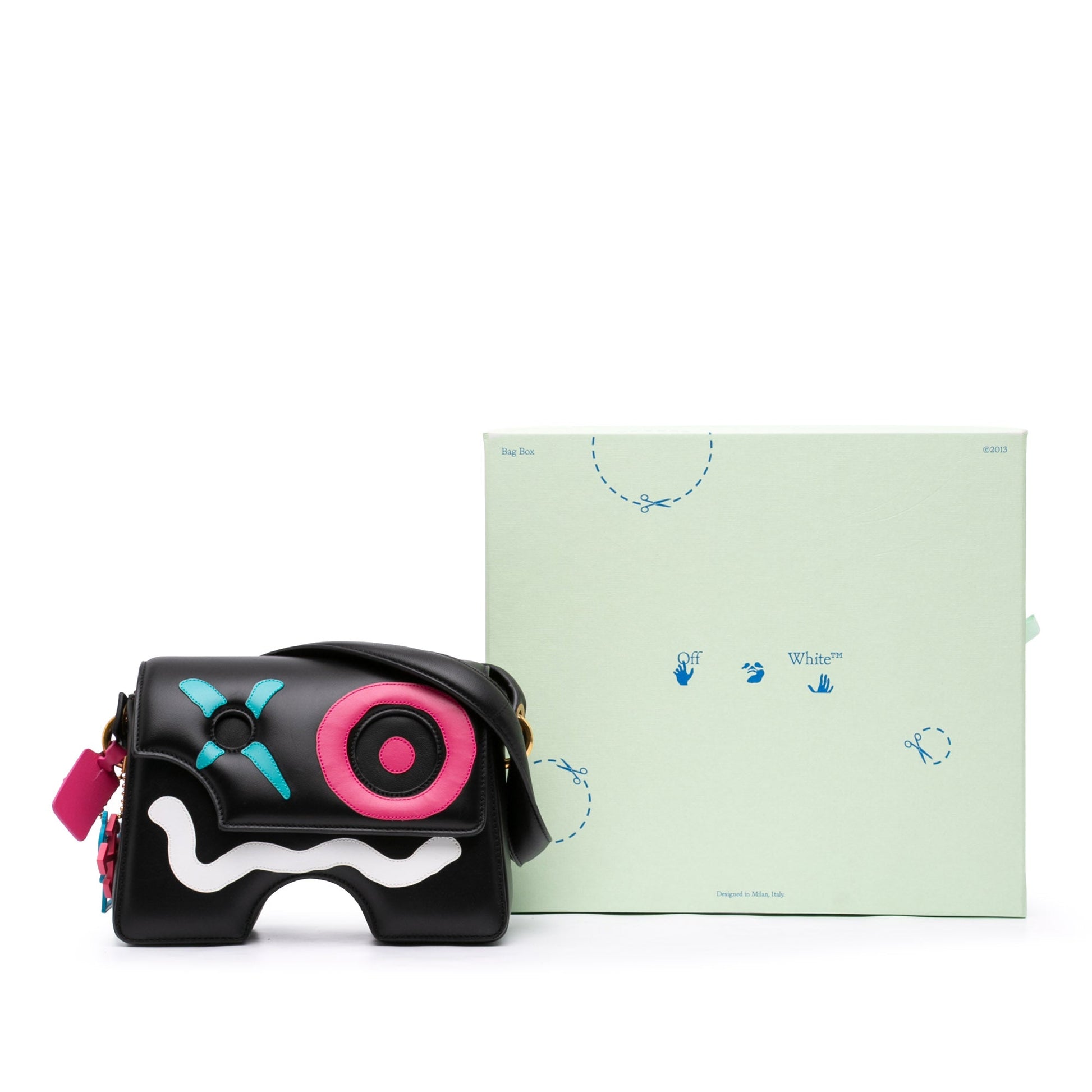 Off-White Limited Edition Andre Saraiva Leather Burrow 22 Crossbody
