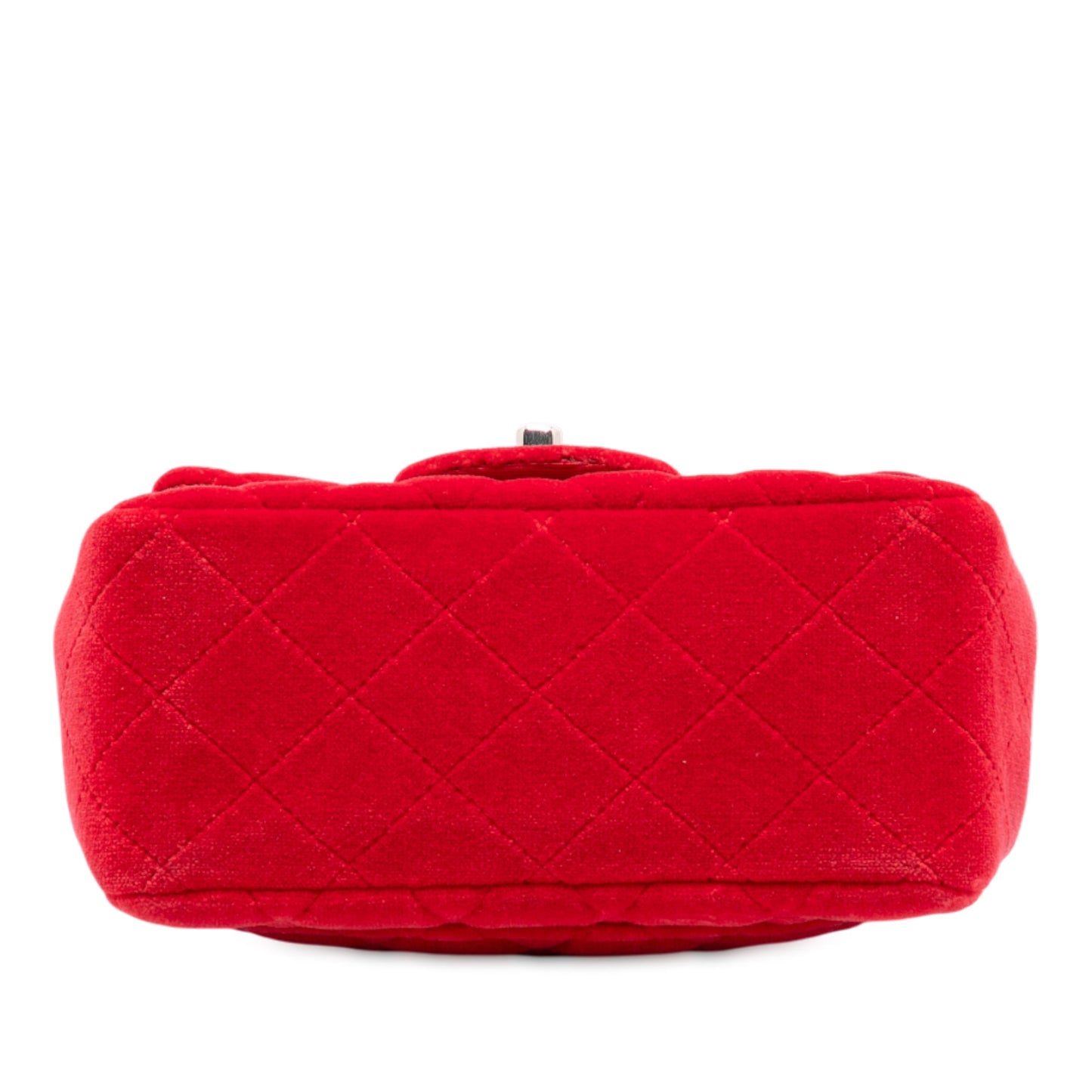 Chanel Mini Square Classic Velvet Single Flap
