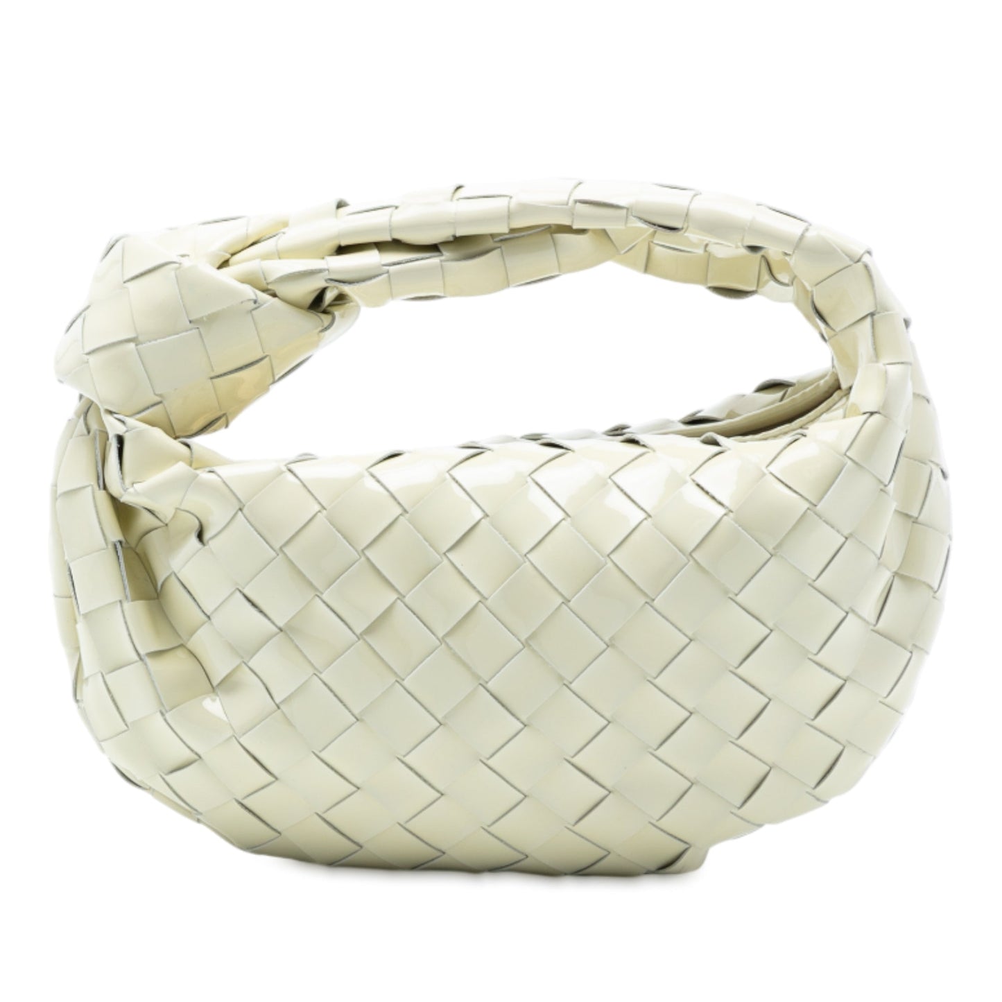 Bottega Veneta Mini Patent Intrecciato Jodie