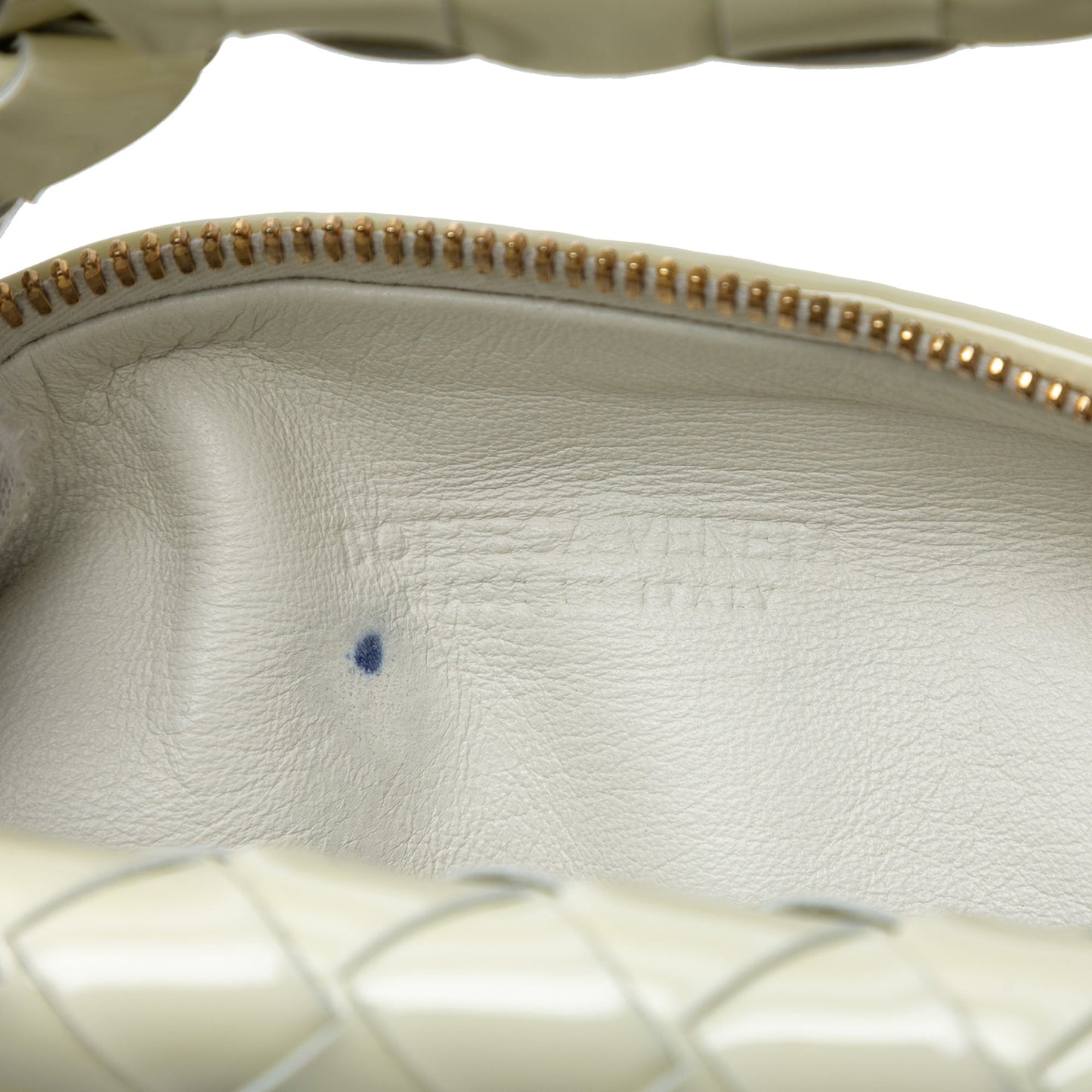 Bottega Veneta Mini Patent Intrecciato Jodie