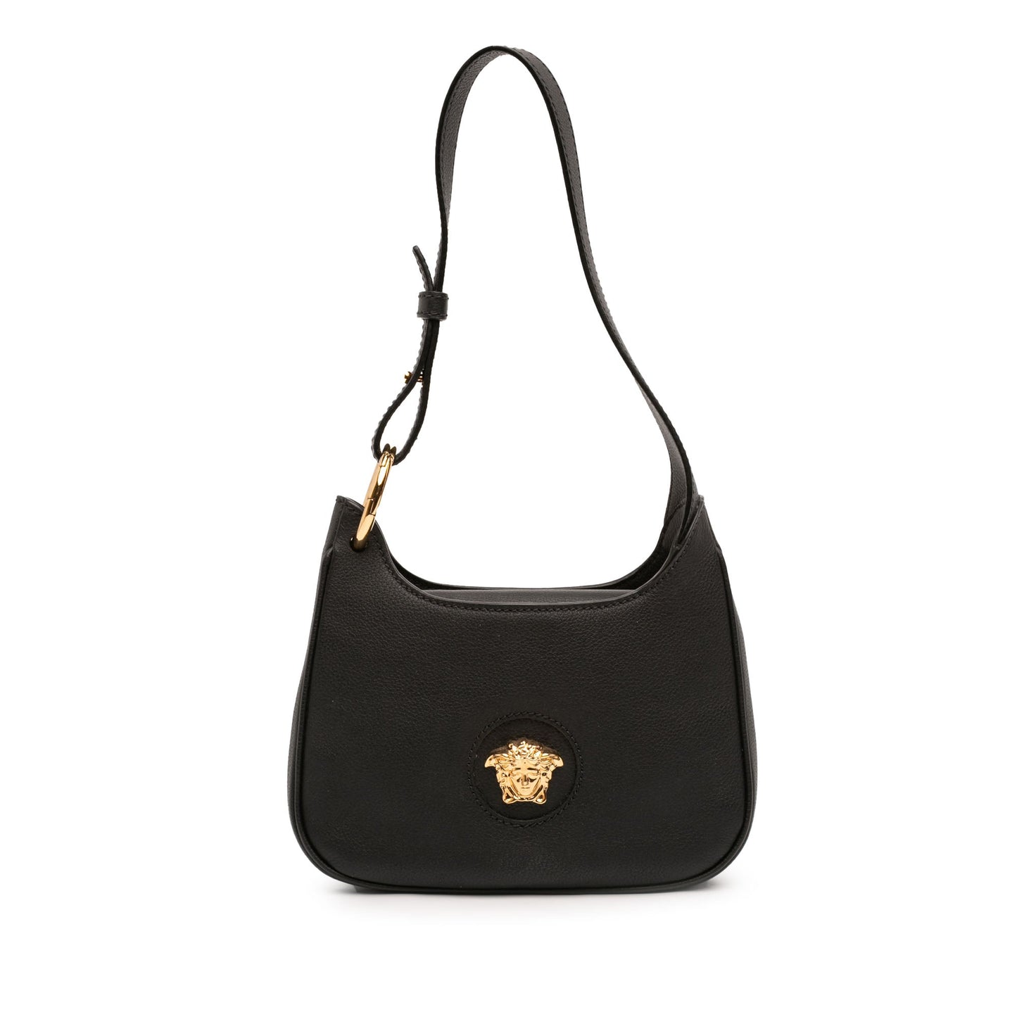 Versace Leather La Medusa Shoulder Bag