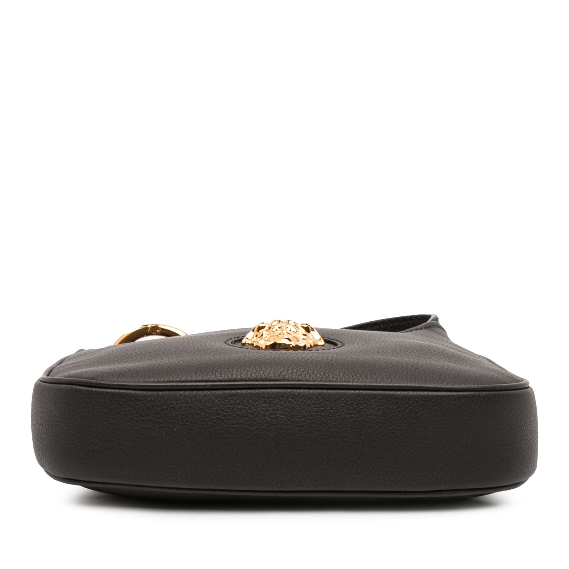 Versace Leather La Medusa Shoulder Bag