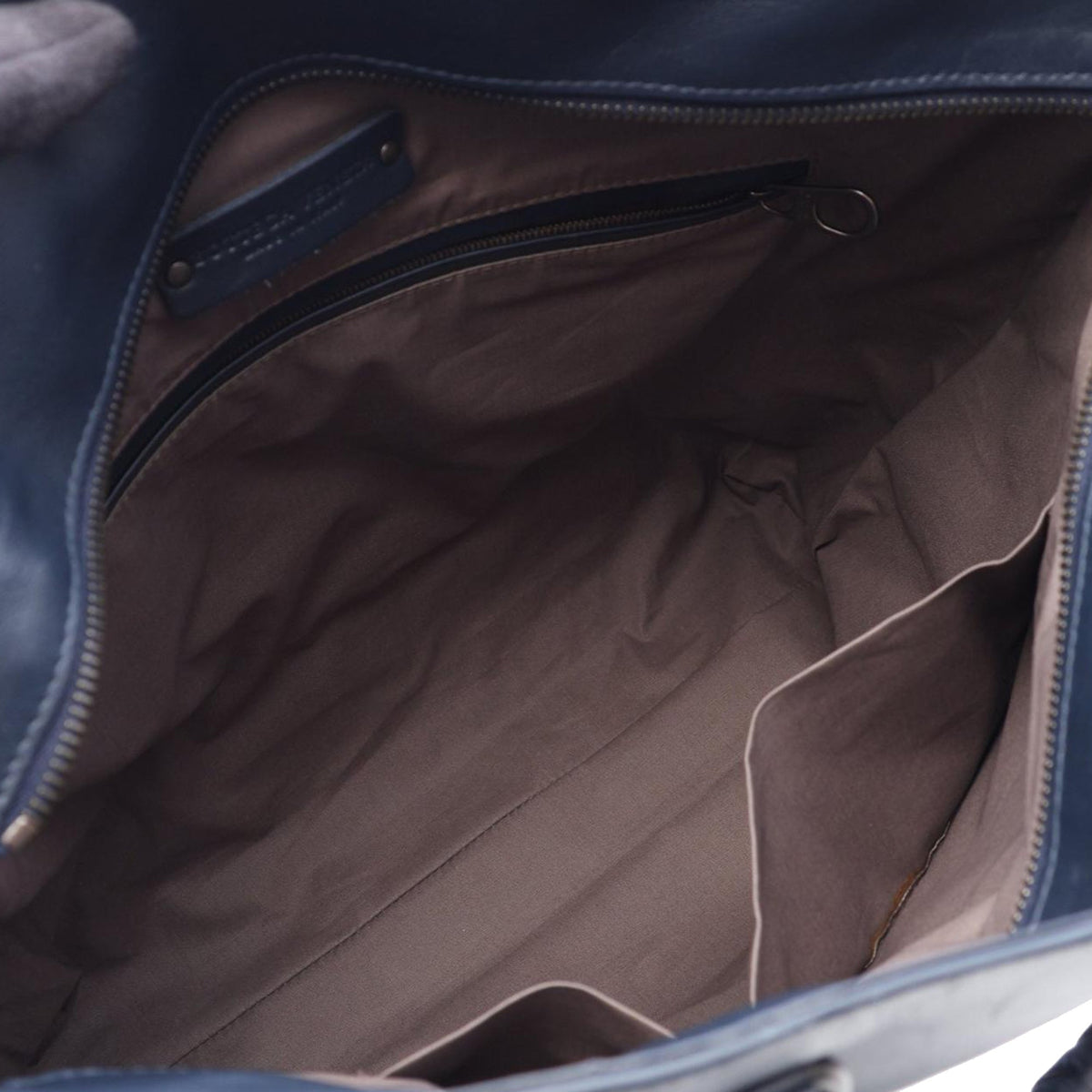 Bottega Veneta Nappa Intrecciato Satchel — Blue