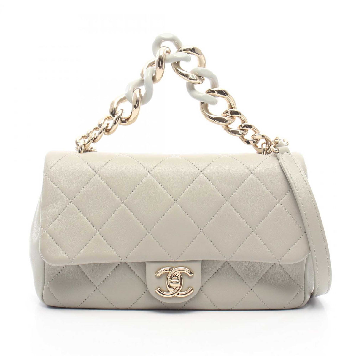 Chanel Small Lambskin Elegant Chain Single Flap